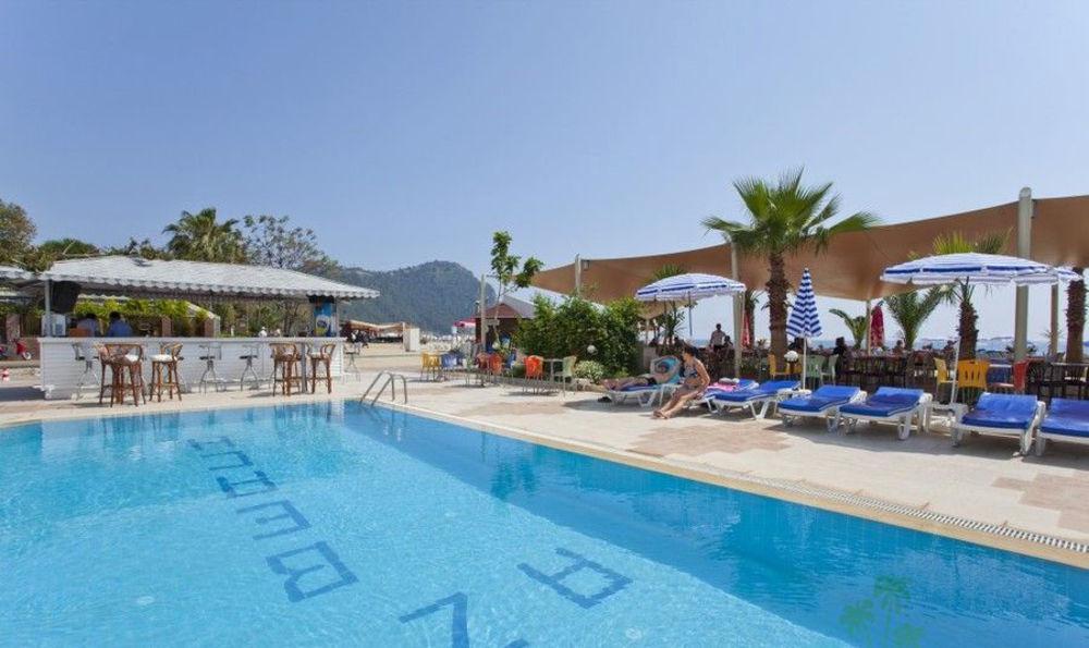 Azak Beach Hotel Alanya Bagian luar foto